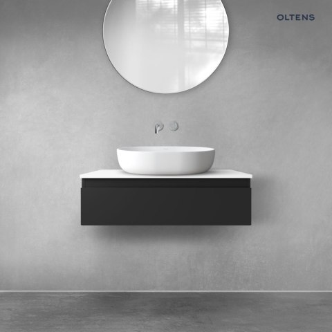Vernal Oltens Vernal szafka 80 cm podumywalkowa wisząca czarny mat 60010300 Vernal Oltens Vernal szafka 80 cm podumywalkowa wisząca czarny mat 60010300