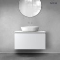 Vernal Oltens Vernal szafka 80 cm podumywalkowa wisząca szary mat 60014700