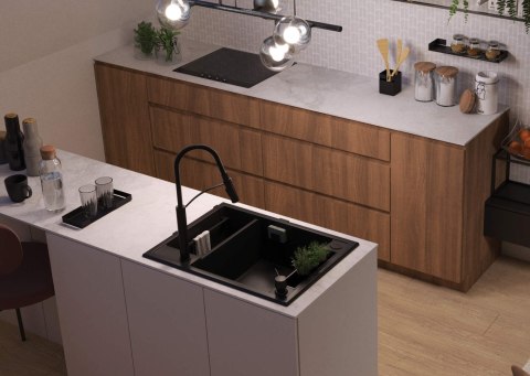 Deante Zlewozmywak granitowy magnetyczny 1.5-komorowy Deante Zlewozmywak granitowy magnetyczny 1.5-komorowy