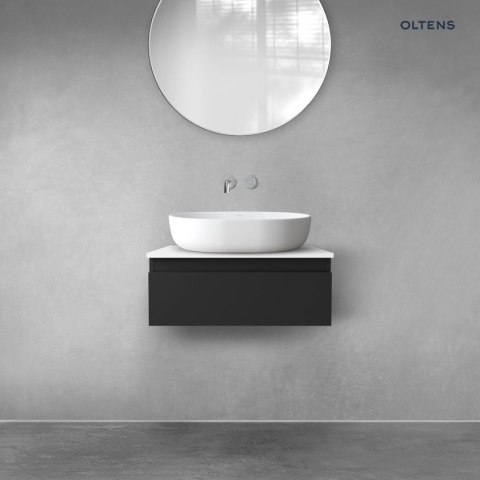 Vernal Oltens Vernal szafka 60 cm podumywalkowa wisząca czarny mat 60009300 Vernal Oltens Vernal szafka 60 cm podumywalkowa wisząca czarny mat 60009300
