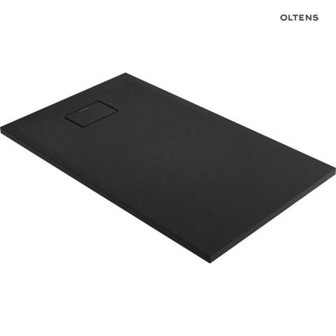 Bergytan Oltens Bergytan brodzik 120x70 cm prostokątny RockSurface czarny mat 15102300 Bergytan Oltens Bergytan brodzik 120x70 cm prostokątny RockSurface czarny mat 15102300