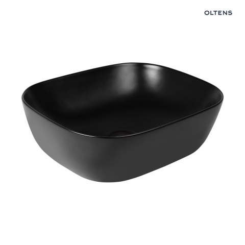 Hamnes Oltens Hamnes umywalka 46,5x37,5 cm nablatowa owalna czarny mat 40301300 Hamnes Oltens Hamnes umywalka 46,5x37,5 cm nablatowa owalna czarny mat 40301300
