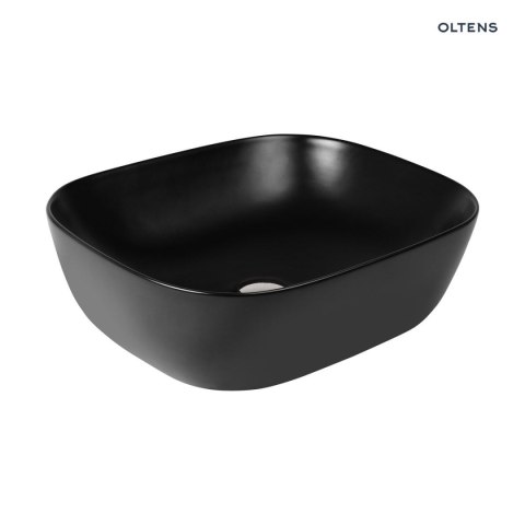 Hamnes Oltens Hamnes umywalka 46,5x37,5 cm nablatowa owalna czarny mat 40301300 Hamnes Oltens Hamnes umywalka 46,5x37,5 cm nablatowa owalna czarny mat 40301300