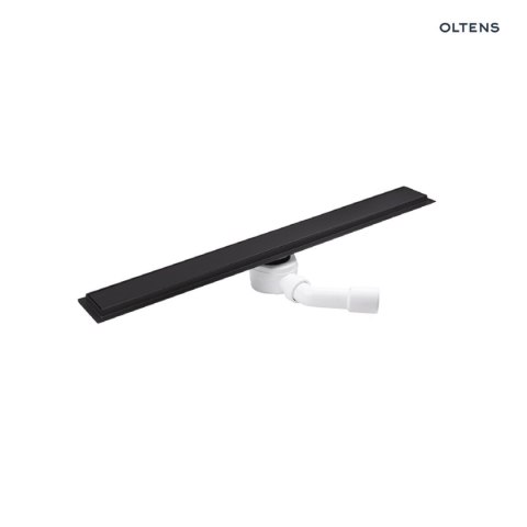 Langan Oltens Langan 90 uniwersalny 2w1 odpływ prysznicowy liniowy 90 cm z kołnierzem czarny mat 30008300 Langan Oltens Langan 90 uniwersalny 2w1 odpływ prysznicowy liniowy 90 cm z kołnierzem czarny mat 30008300