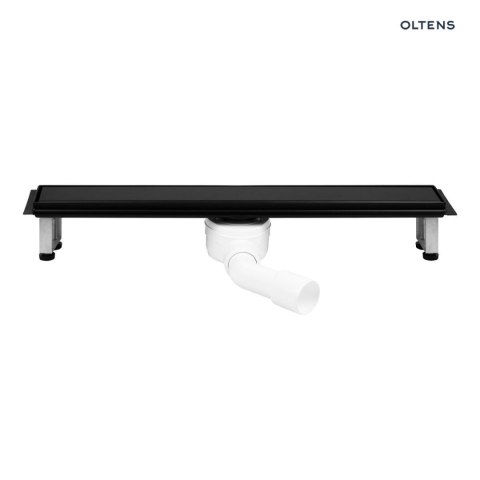 Langan Oltens Langan 90 uniwersalny 2w1 odpływ prysznicowy liniowy 90 cm z kołnierzem czarny mat 30008300 Langan Oltens Langan 90 uniwersalny 2w1 odpływ prysznicowy liniowy 90 cm z kołnierzem czarny mat 30008300