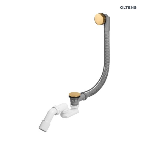 Oster Oltens Oster syfon wannowy automatyczny z pokrętłem złoty połysk 03001800 Oster Oltens Oster syfon wannowy automatyczny z pokrętłem złoty połysk 03001800
