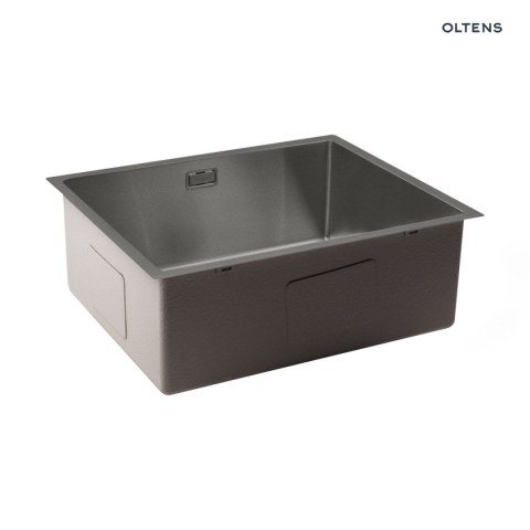 Hydda Oltens Hydda zlewozmywak stalowy 54x44 cm 1 komorowy czarny 71104300 Hydda Oltens Hydda zlewozmywak stalowy 54x44 cm 1 komorowy czarny 71104300