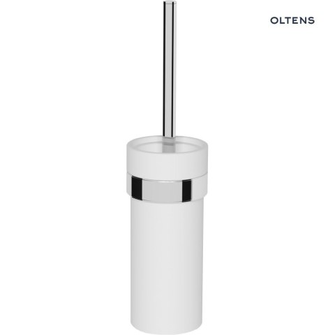 Vernal Oltens Vernal szczotka toaletowa wisząca biała/chrom 82102000 Vernal Oltens Vernal szczotka toaletowa wisząca biała/chrom 82102000
